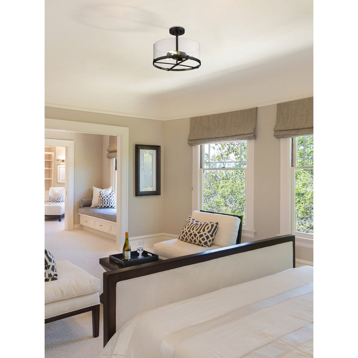 3 Light Semi Flush Mount