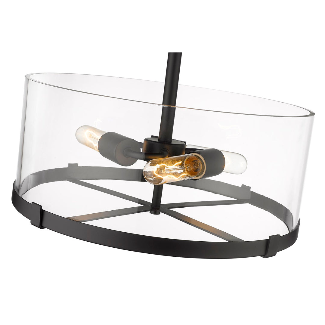 3 Light Semi Flush Mount