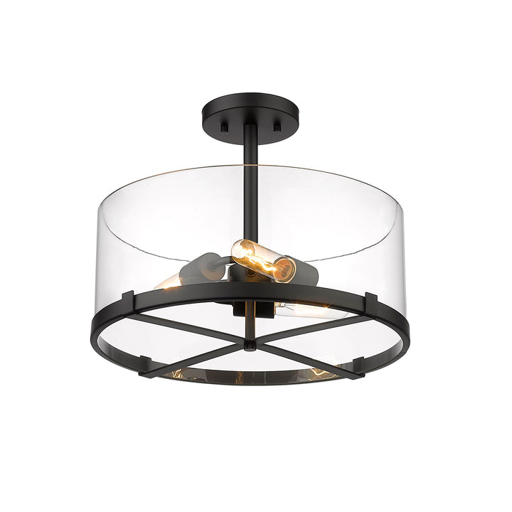 3 Light Semi Flush Mount