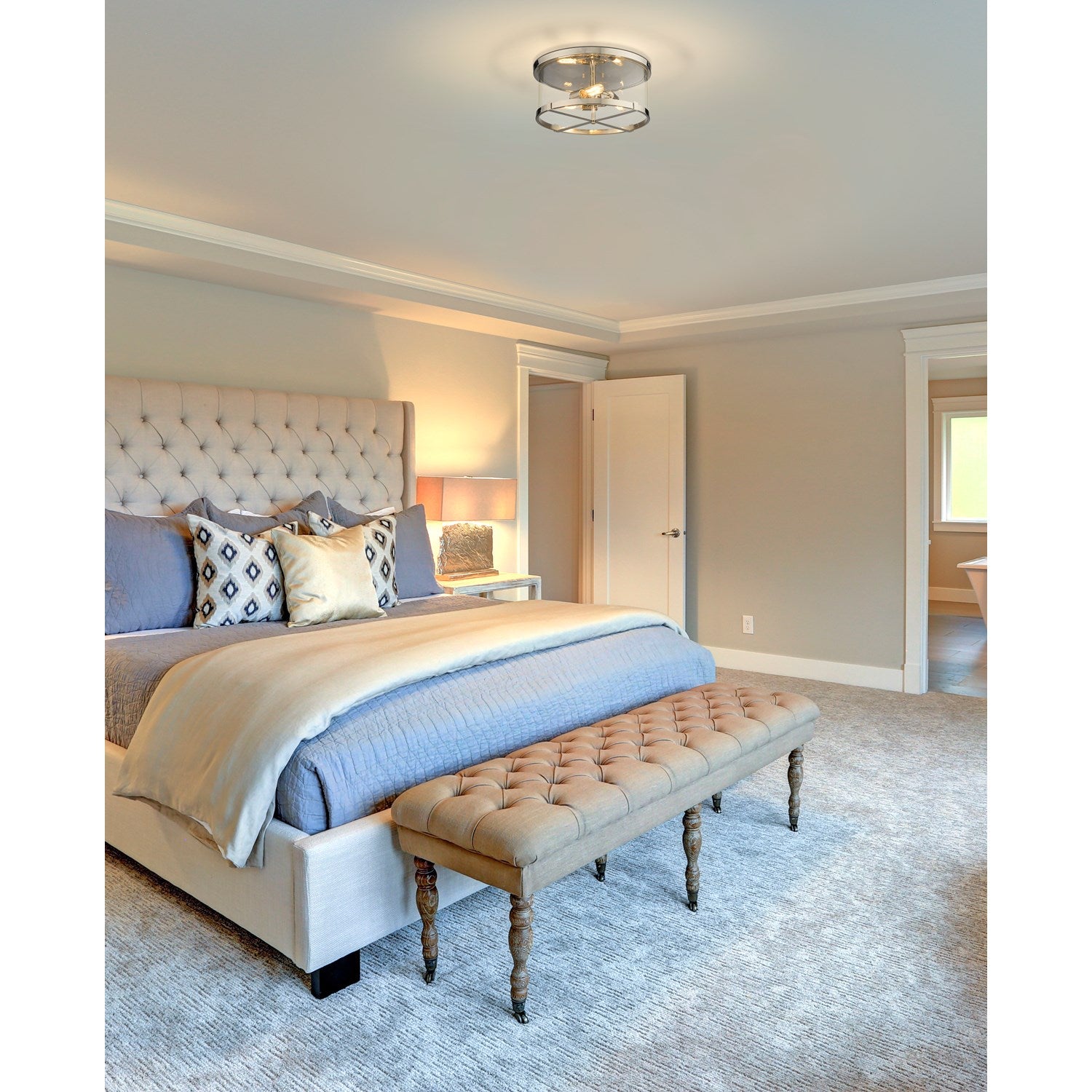 3 Light Flush Mount