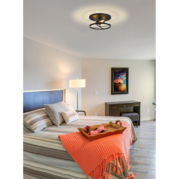 3 Light Flush Mount