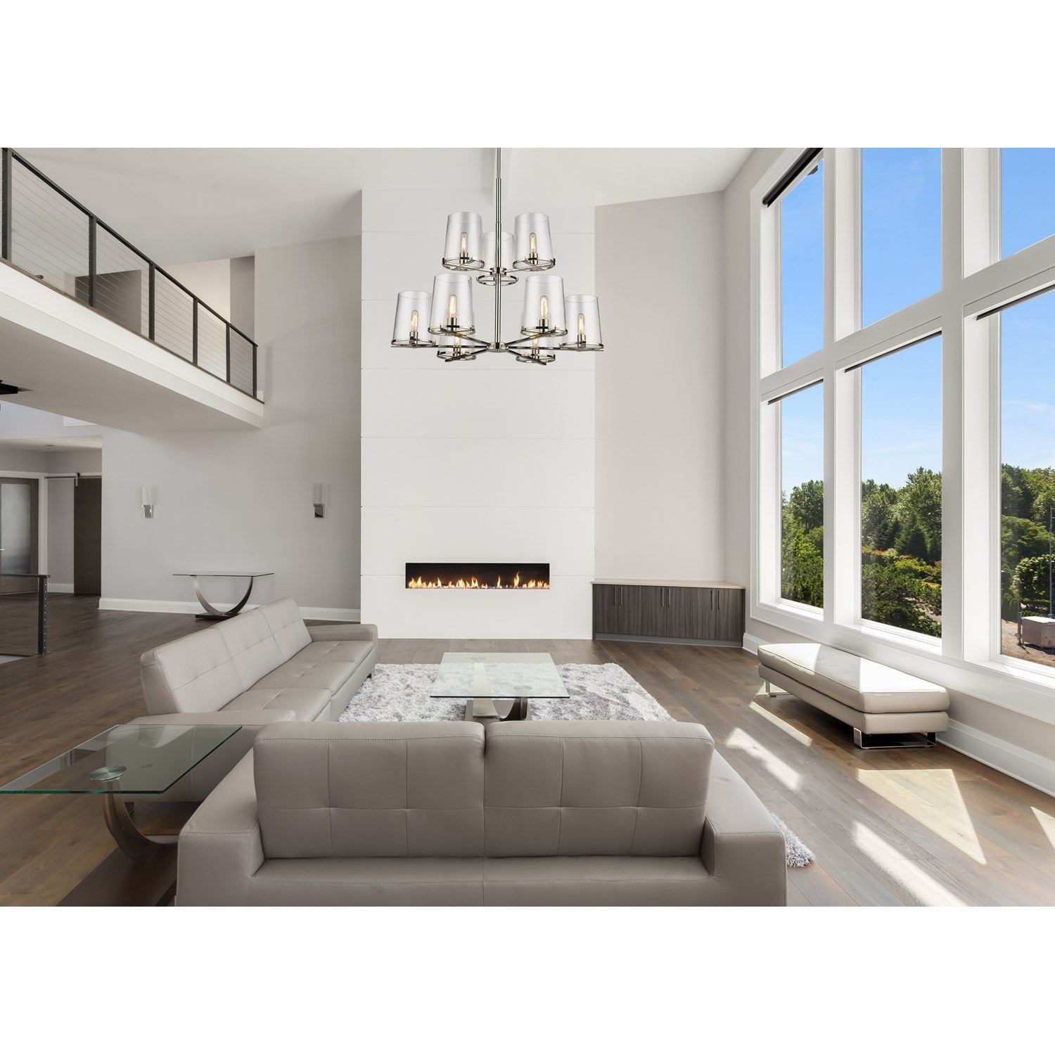 9 Light Chandelier