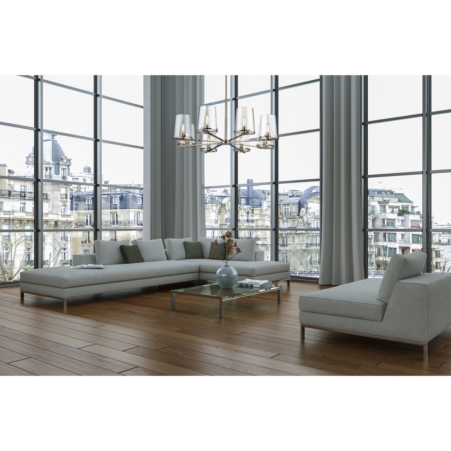 8 Light Chandelier
