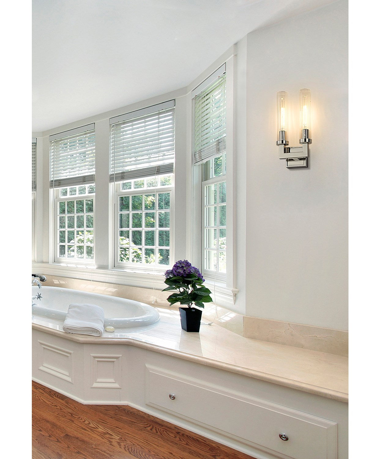 2 Light Wall Sconce
