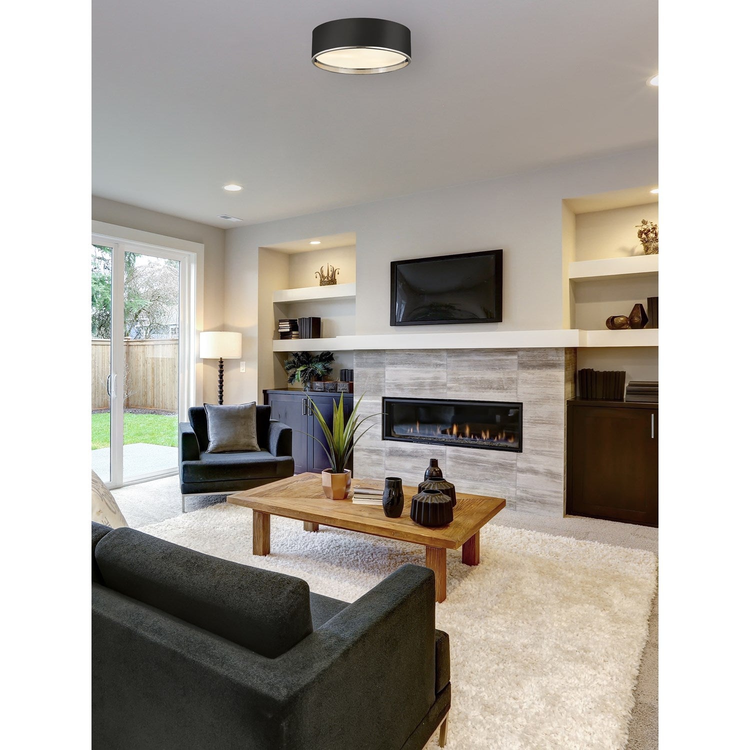 4 Light Flush Mount