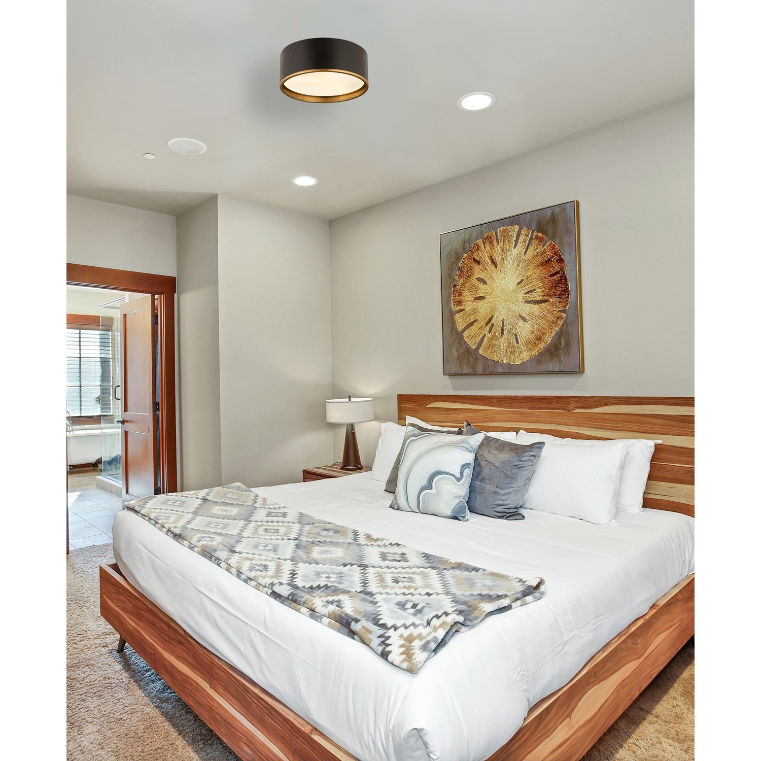 3 Light Flush Mount