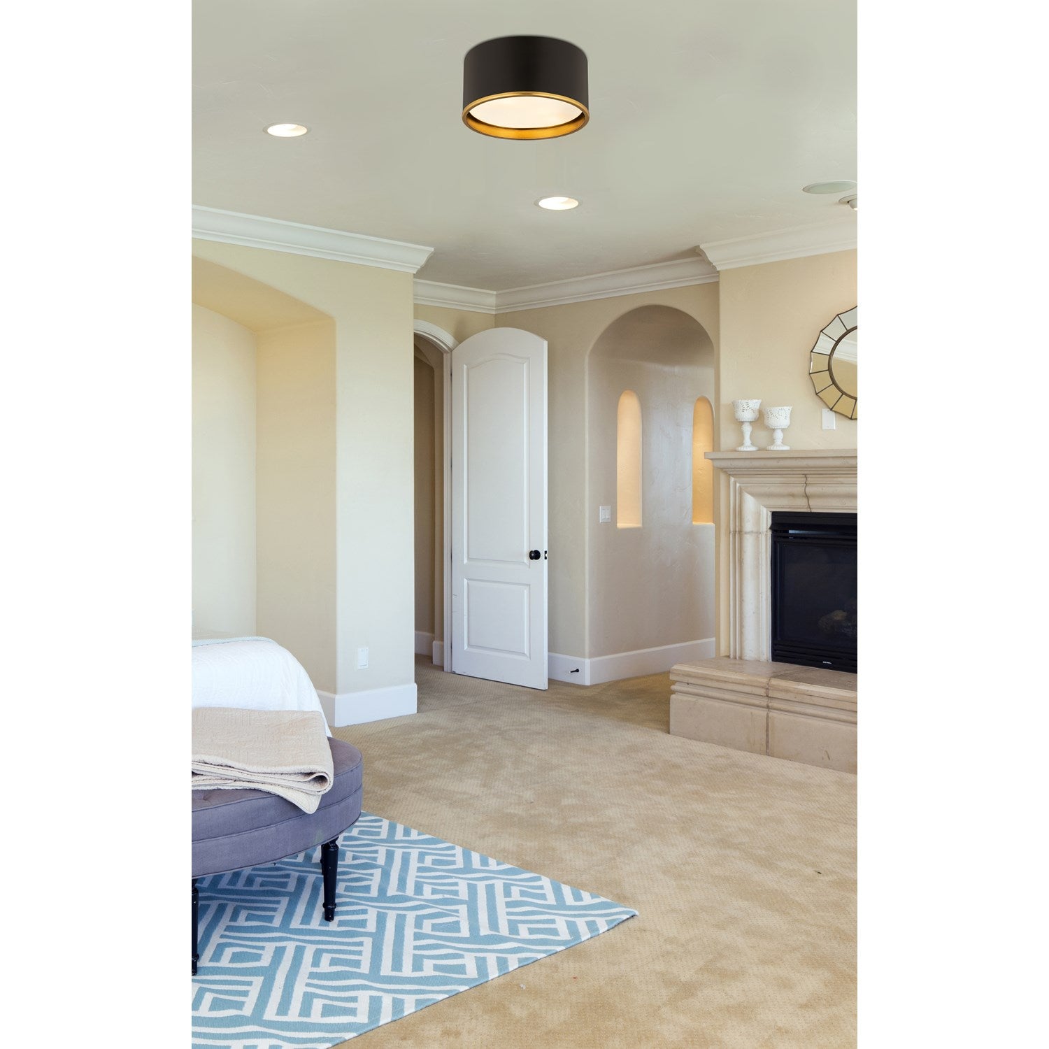 2 Light Flush Mount