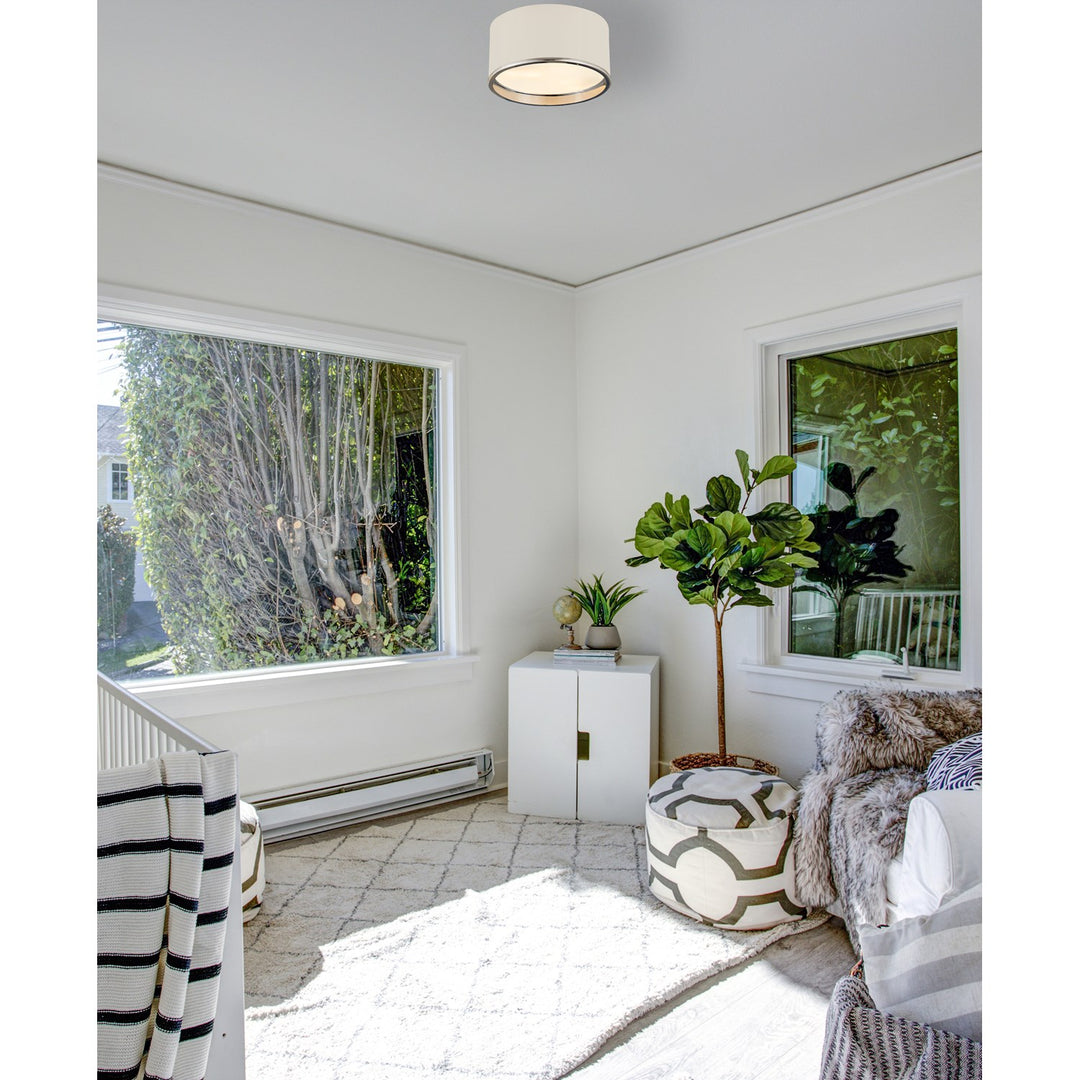 2 Light Flush Mount