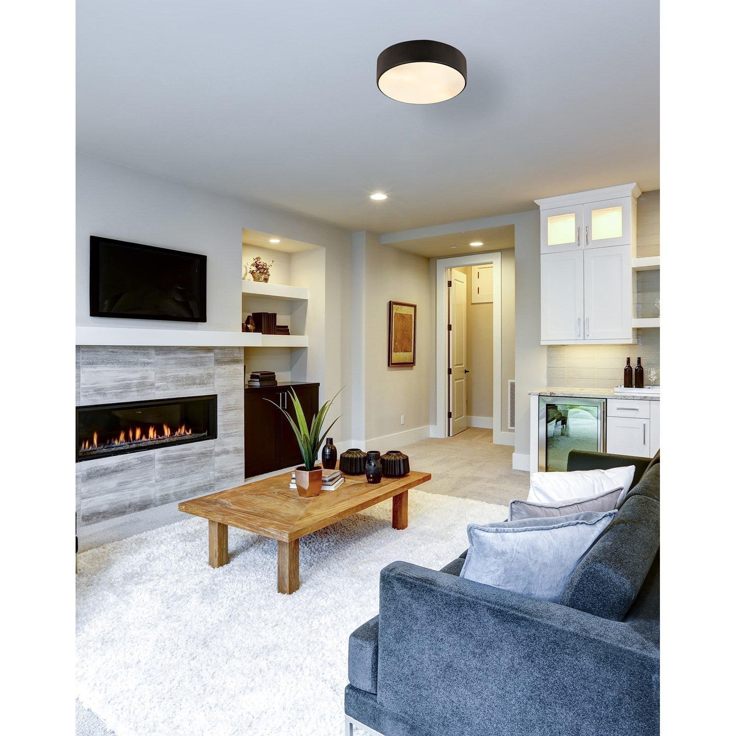 4 Light Flush Mount