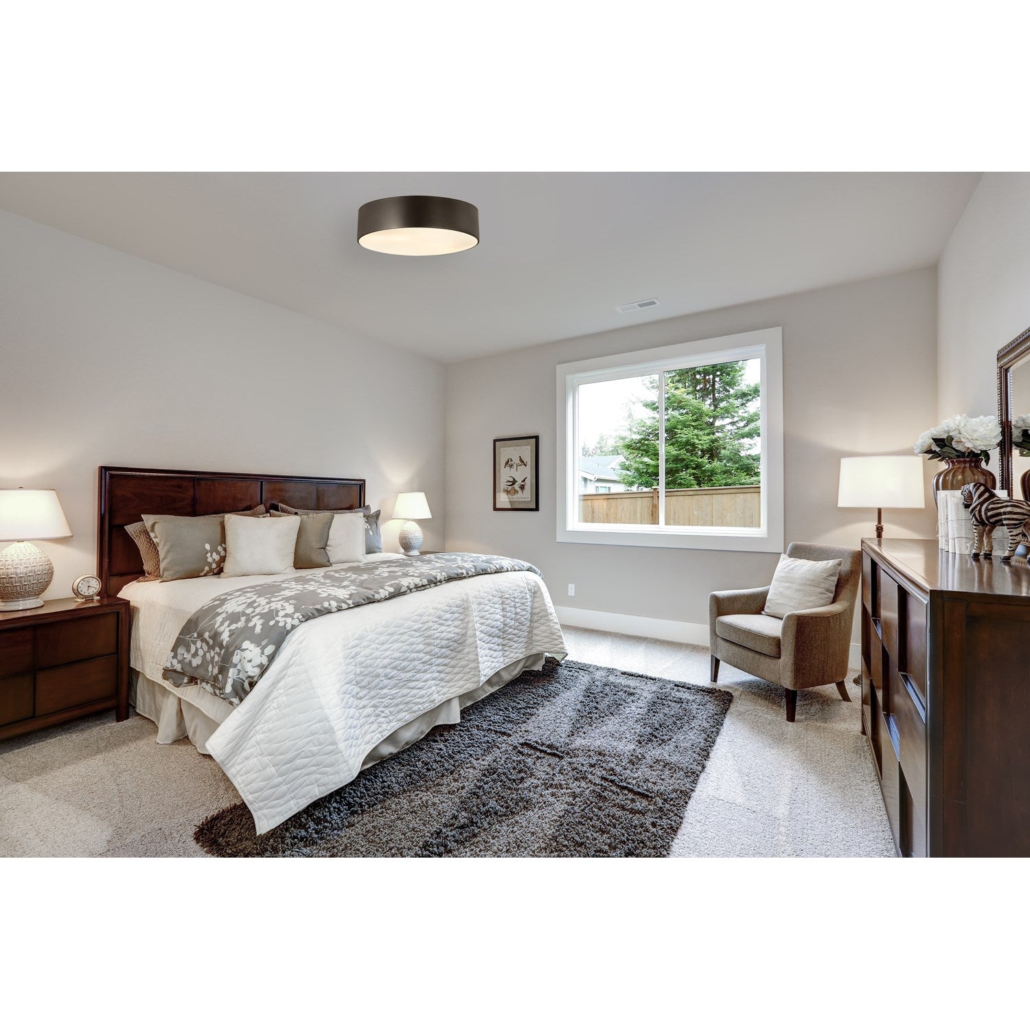 4 Light Flush Mount