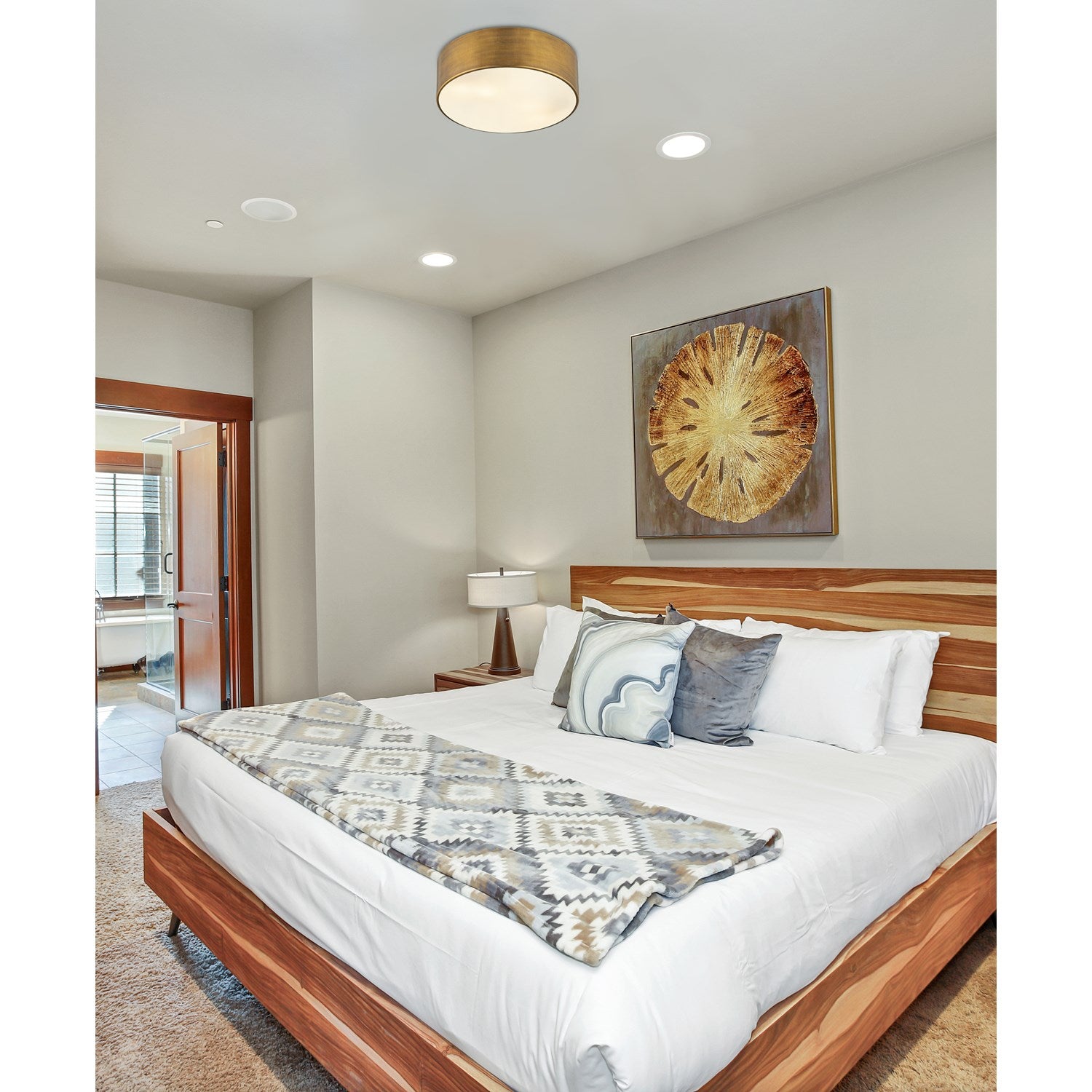 3 Light Flush Mount