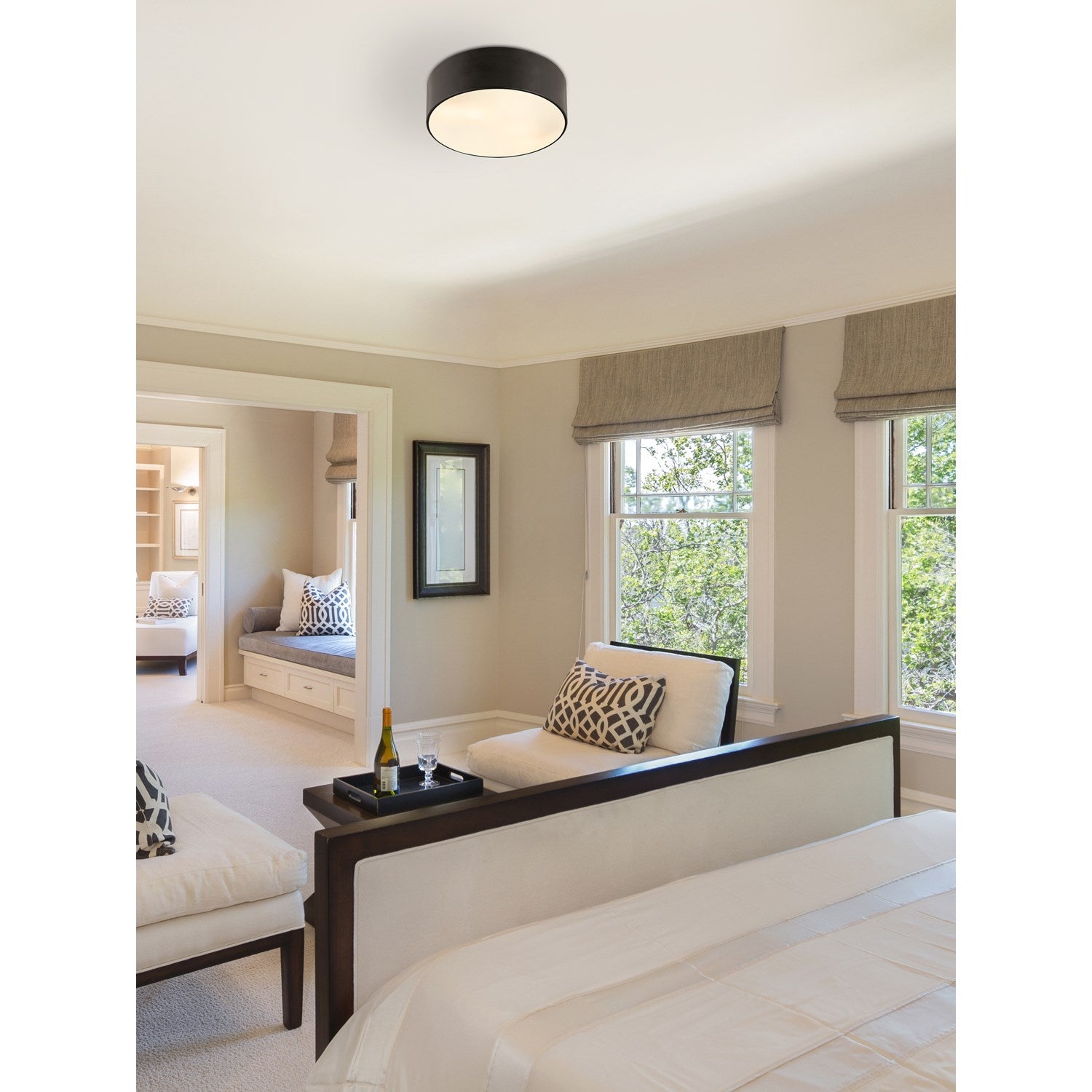 3 Light Flush Mount