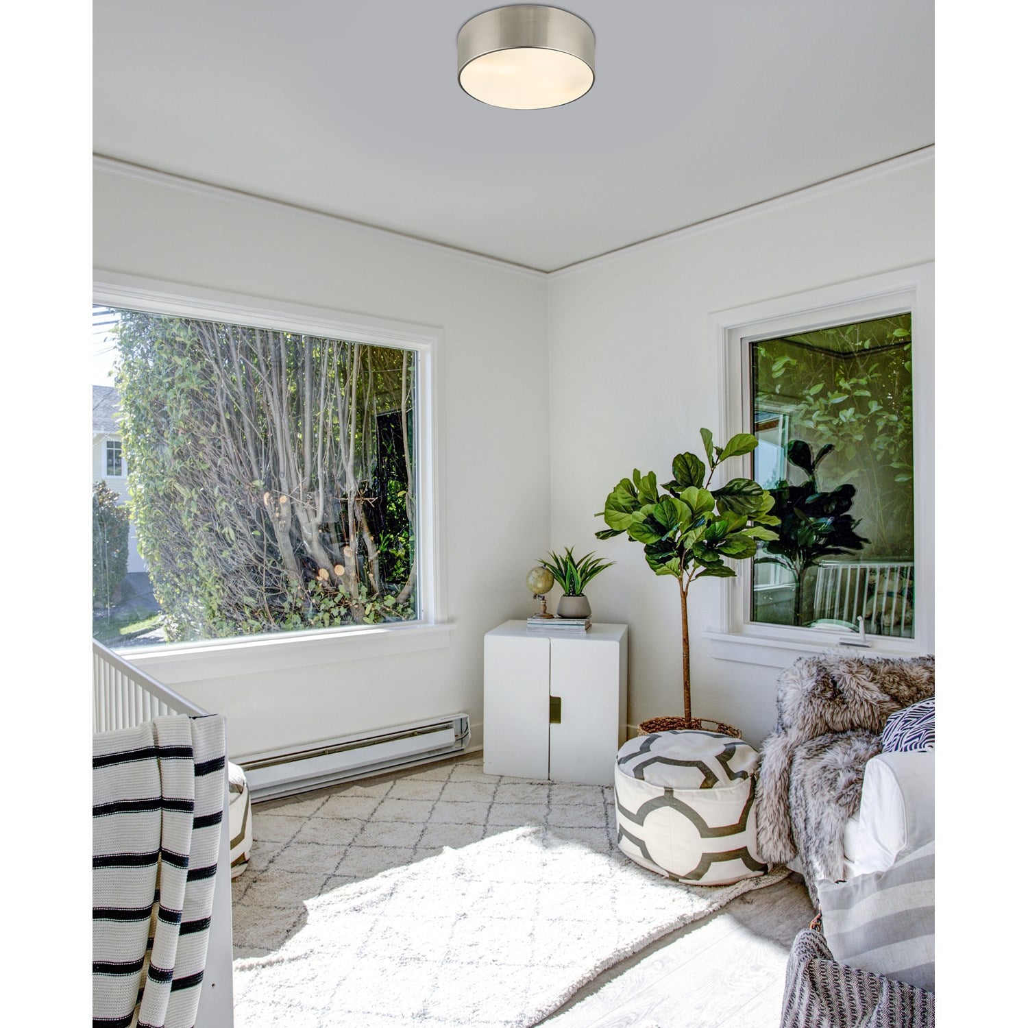 3 Light Flush Mount