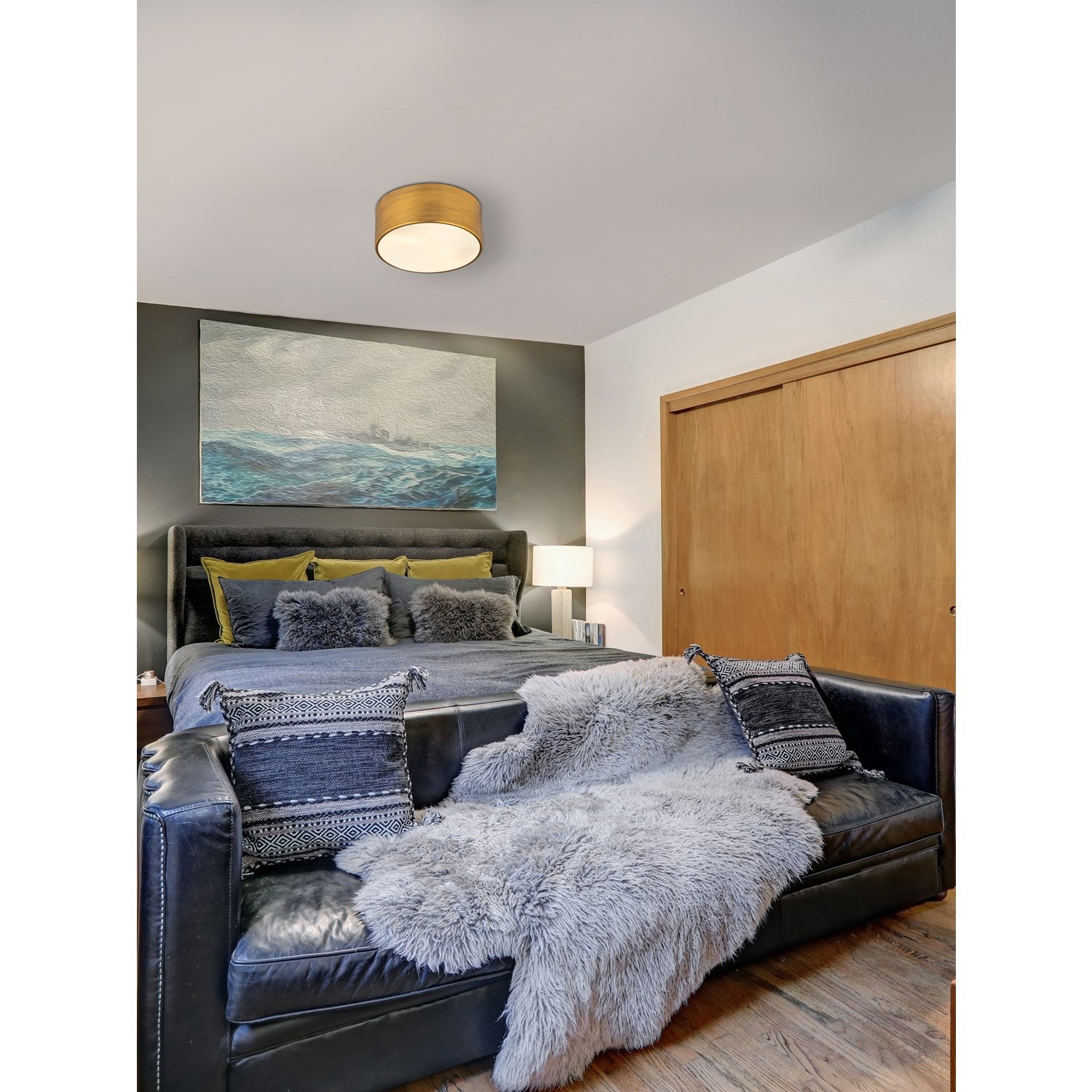 2 Light Flush Mount