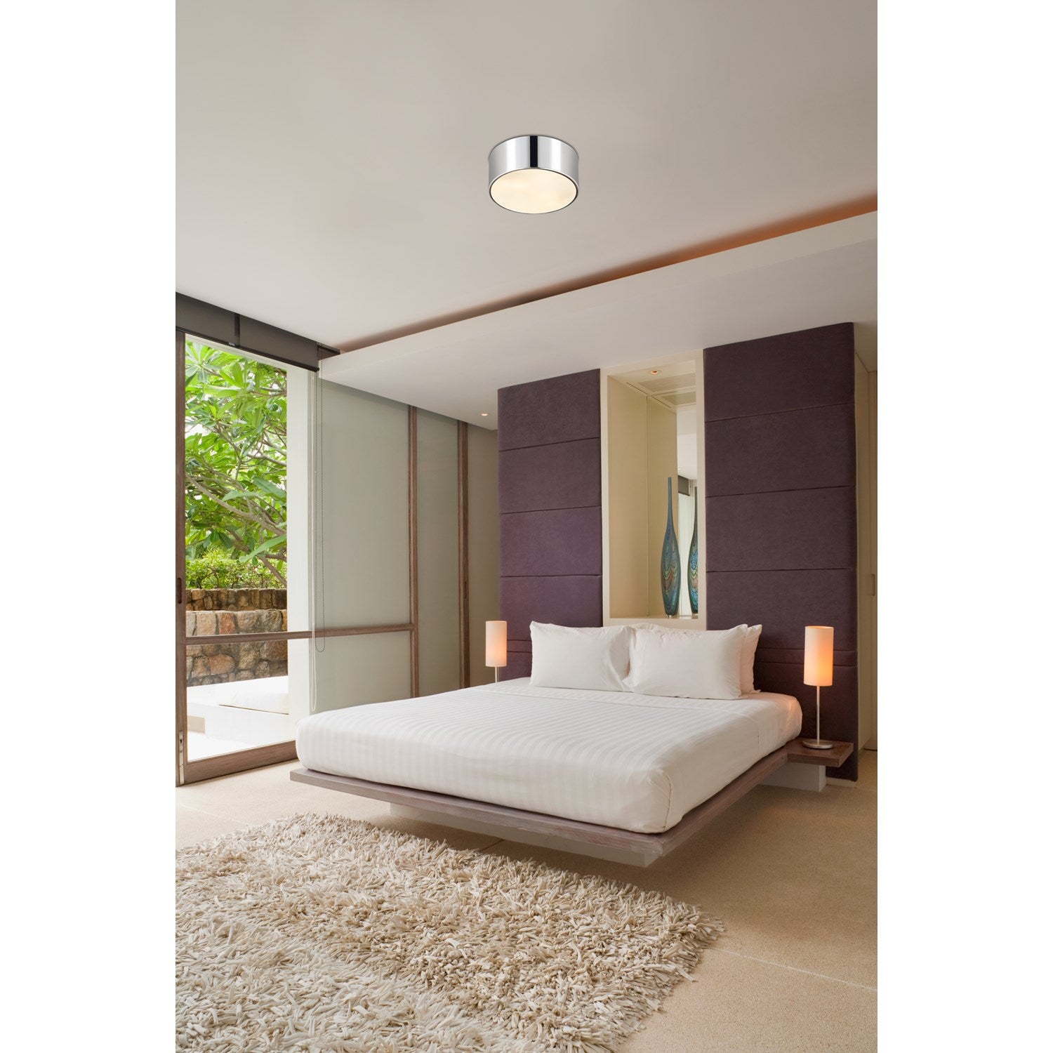 2 Light Flush Mount