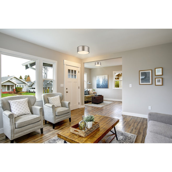 2 Light Flush Mount