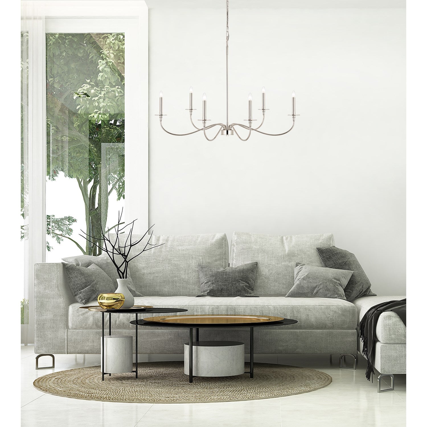6 Light Chandelier