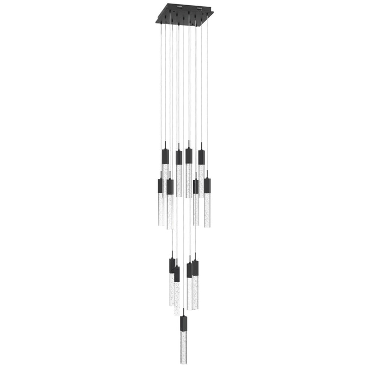 Black 13 Light Pendant Fixture by Avenue Lighting