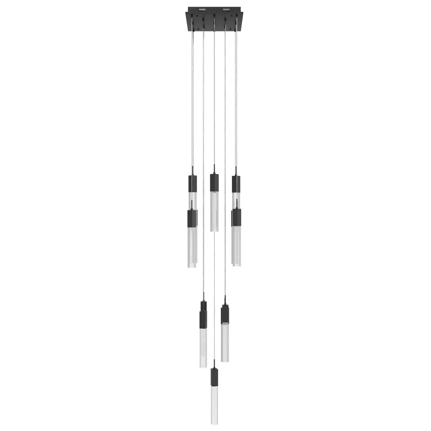 Black 13 Light Pendant Fixture