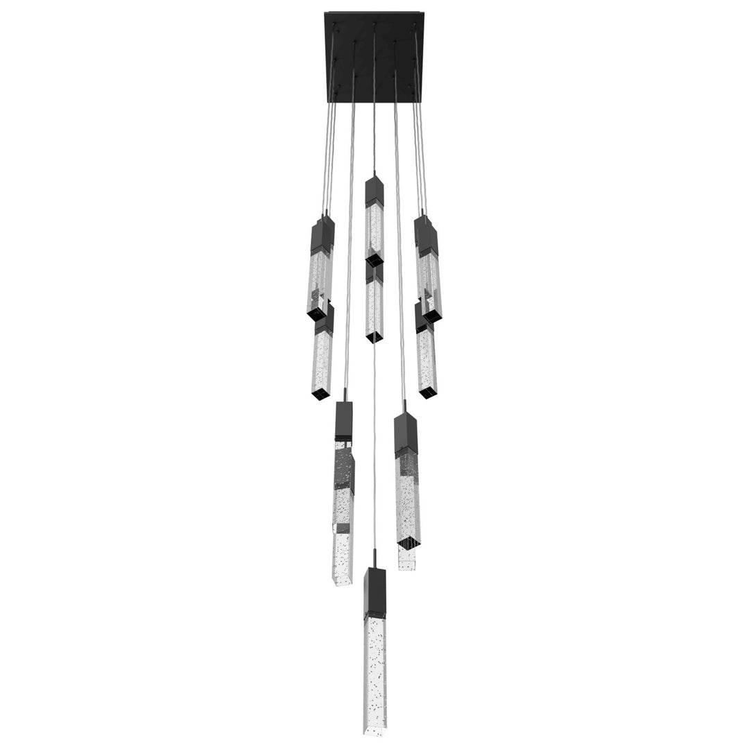 Black 13 Light Pendant Fixture
