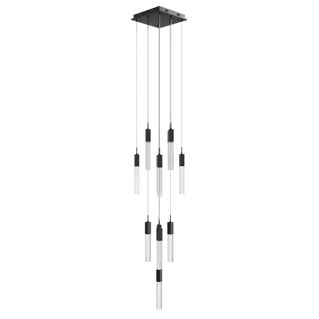 Black 13 Light Pendant Fixture