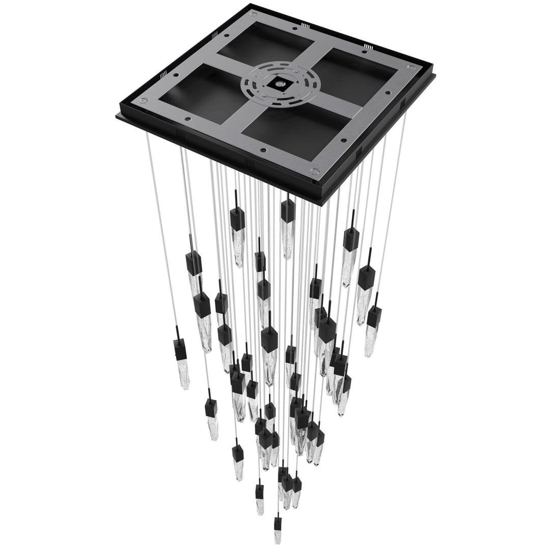 Black 41 Light Pendant Fixture
