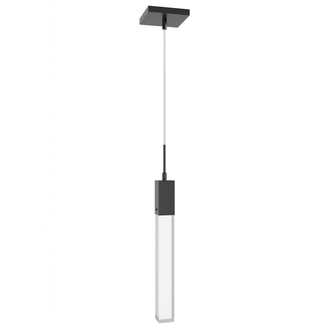 Dark Bronze Single Pendant With Clear Crystal by Avenue Lighting