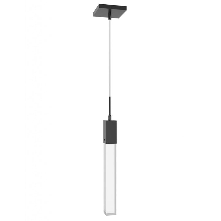 Dark Bronze Single Pendant With Clear Crystal by Avenue Lighting