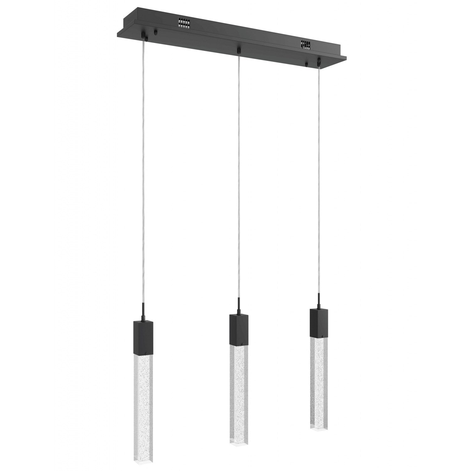 Black 3 Light Pendant Fixture by Avenue Lighting