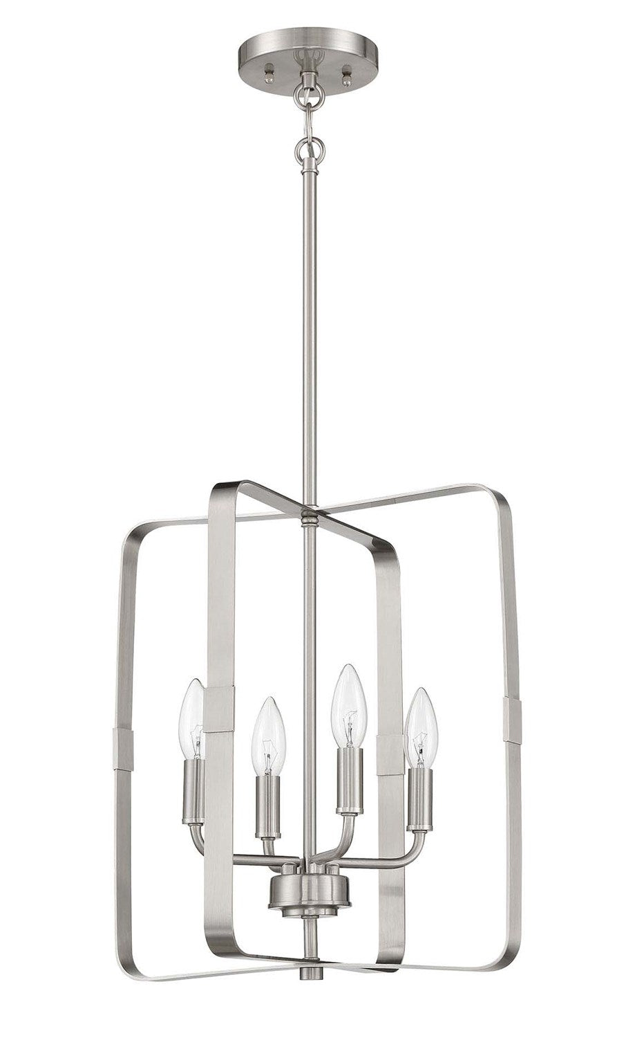 4 Light Foyer in Brushed Polished Nickel by Craftmade