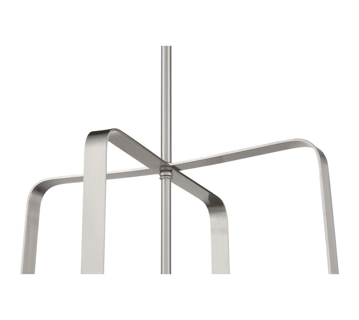 4 Light Foyer in Brushed Polished Nickel