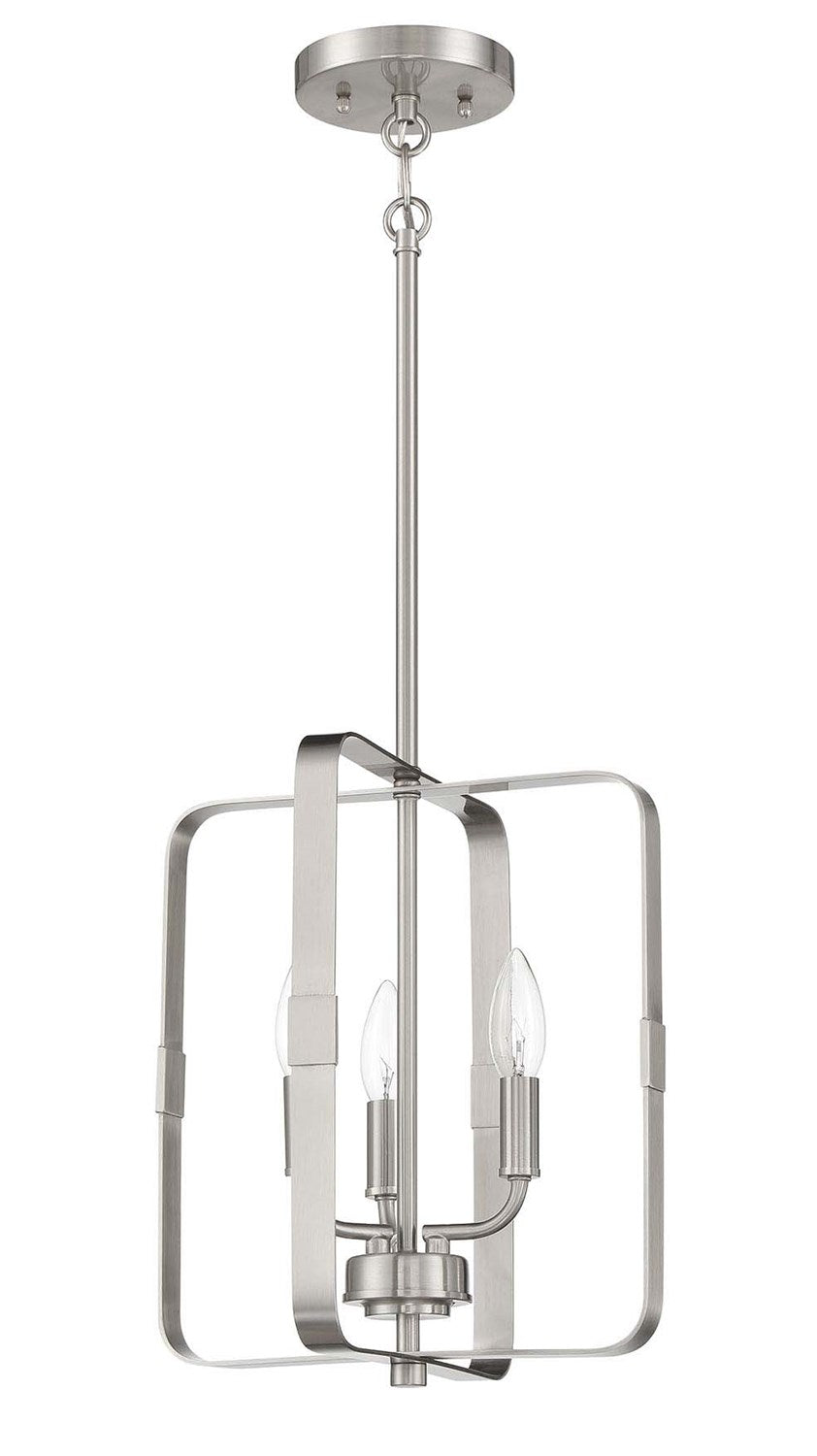 3 Light Foyer in Brushed Polished Nickel by Craftmade