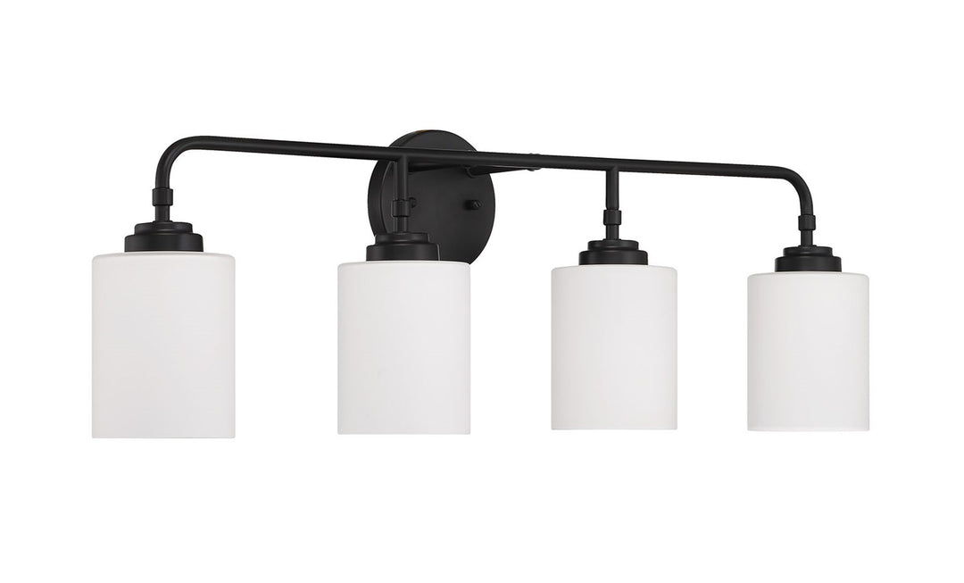 4 Light Vanity in Flat Black by Craftmade
