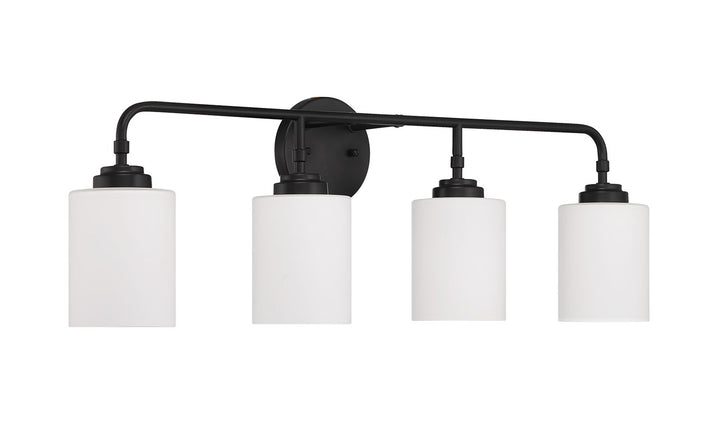 4 Light Vanity in Flat Black by Craftmade