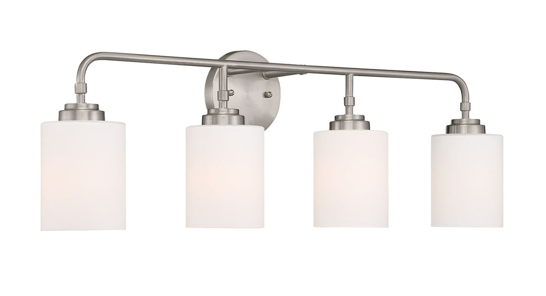 4 Light Vanity in Brushed Polished Nickel