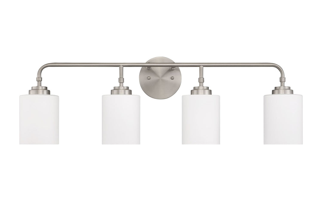 4 Light Vanity in Brushed Polished Nickel