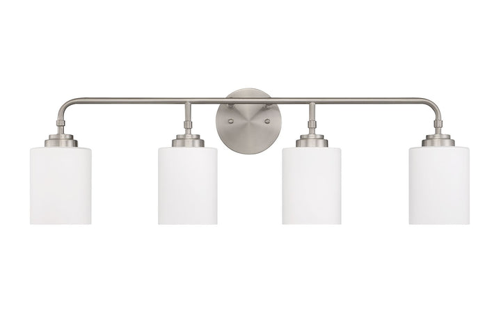4 Light Vanity in Brushed Polished Nickel