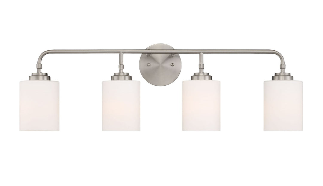 4 Light Vanity in Brushed Polished Nickel