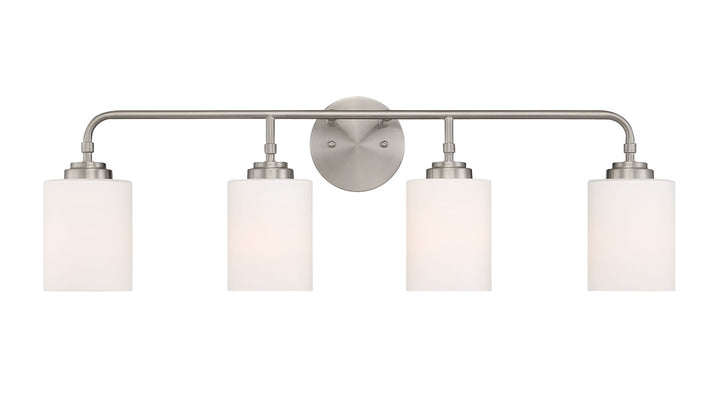 4 Light Vanity in Brushed Polished Nickel