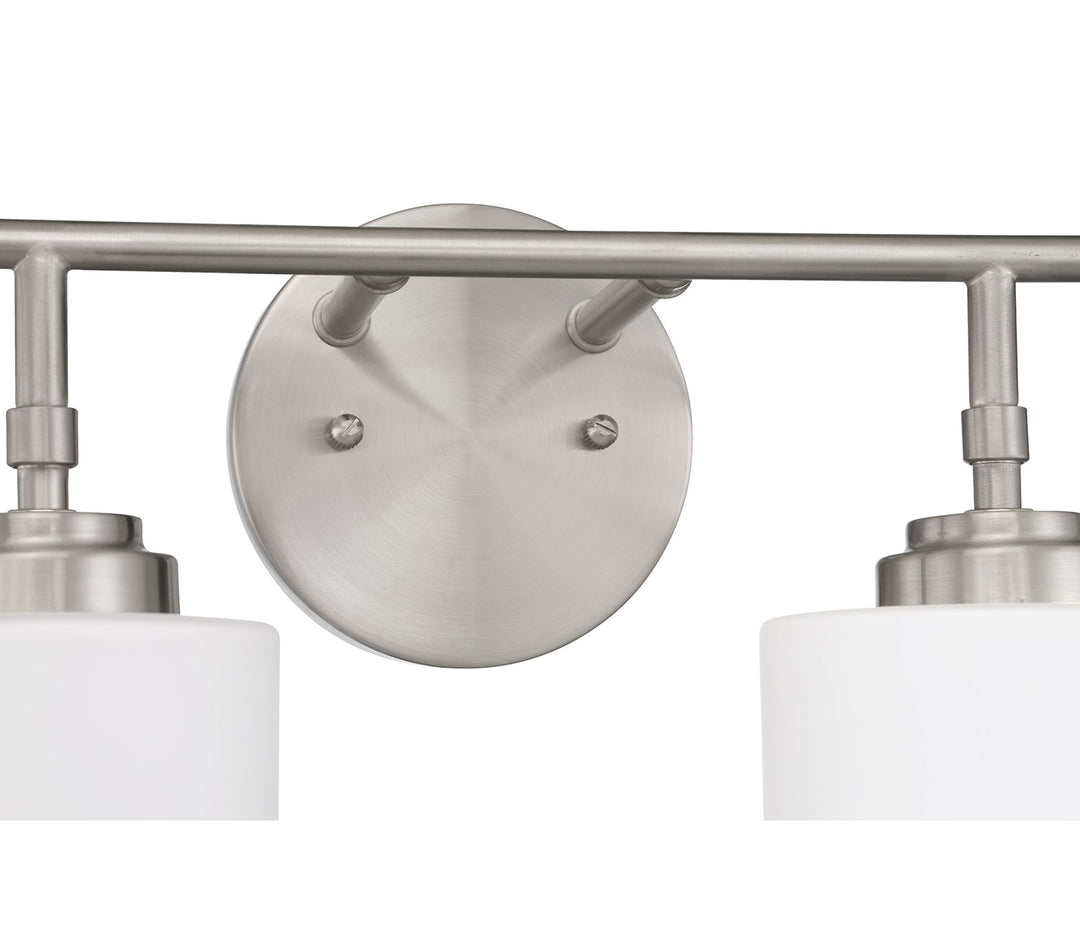 4 Light Vanity in Brushed Polished Nickel