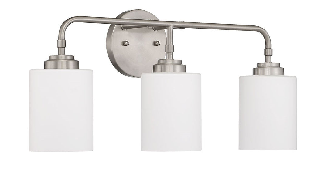 3 Light Vanity in Brushed Polished Nickel by Craftmade
