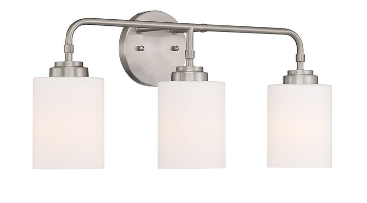 3 Light Vanity in Brushed Polished Nickel