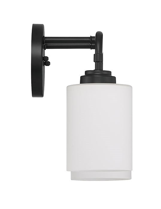 2 Light Vanity in Flat Black