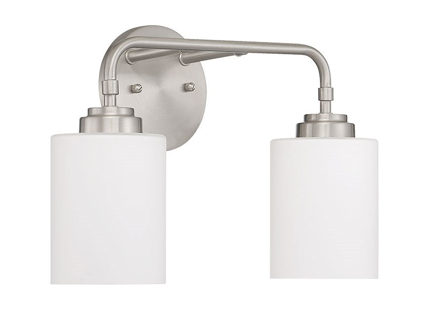 2 Light Vanity in Brushed Polished Nickel by Craftmade