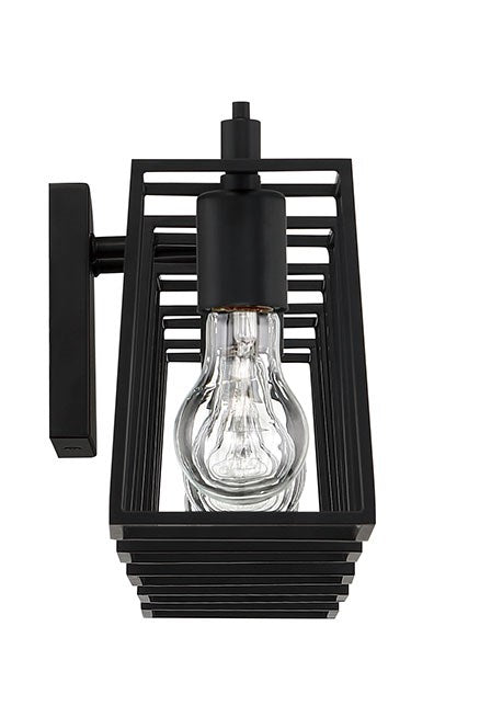 5 Light Vanity in Flat Black