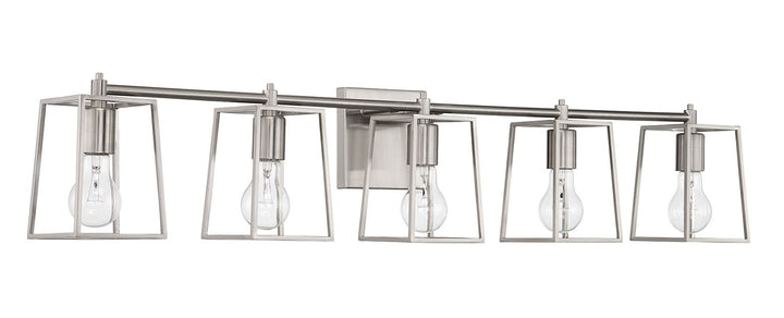 5 Light Vanity in Brushed Polished Nickel by Craftmade