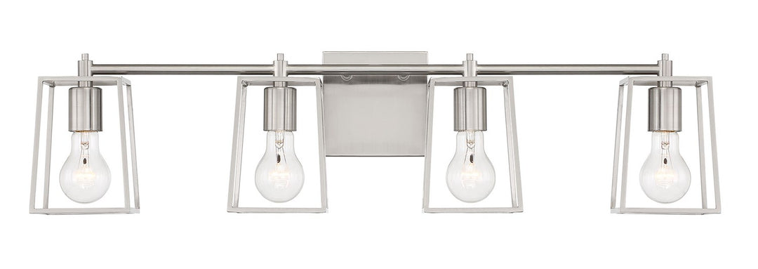 4 Light Vanity in Brushed Polished Nickel