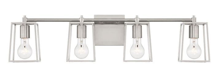 4 Light Vanity in Brushed Polished Nickel
