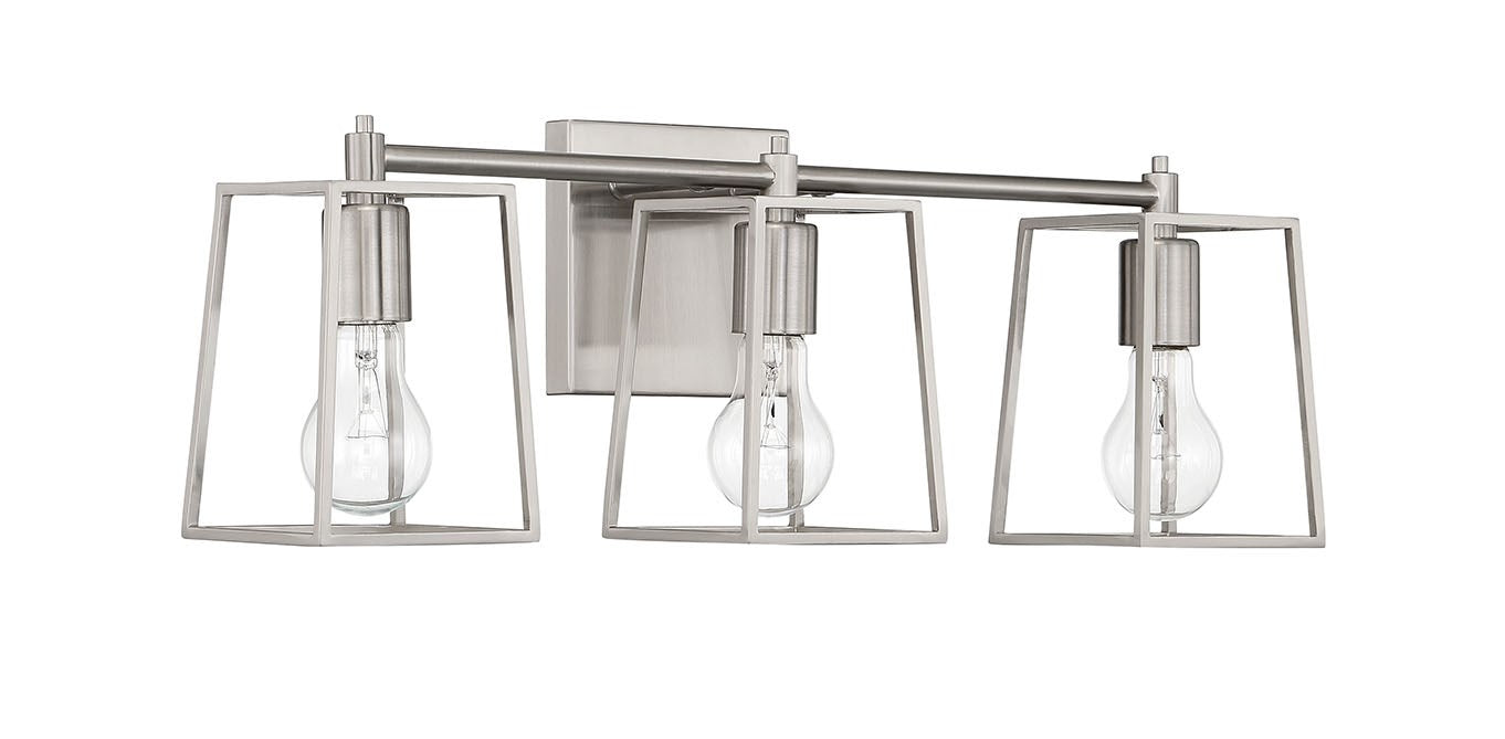 3 Light Vanity in Brushed Polished Nickel by Craftmade