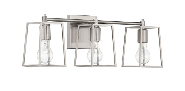3 Light Vanity in Brushed Polished Nickel by Craftmade